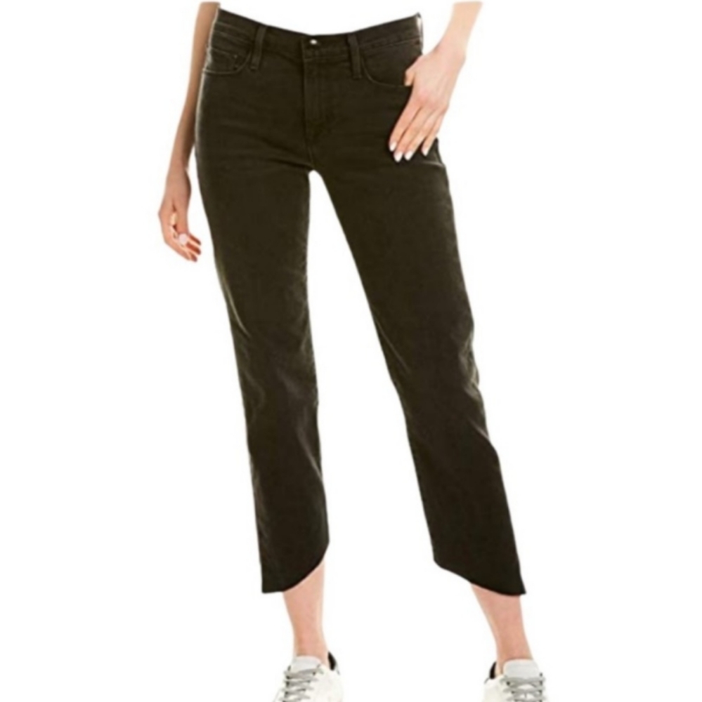 Frame Le High Skinny Raw Staggered Hem
